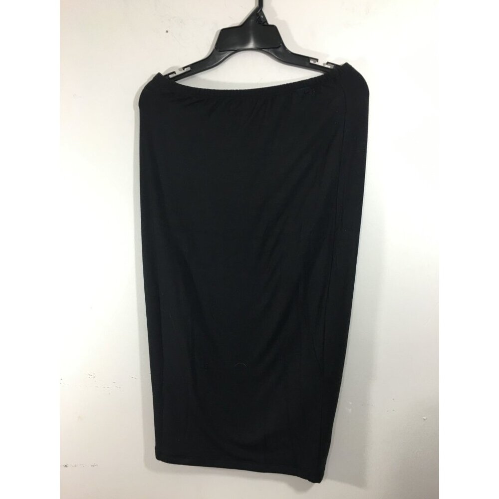 Storq Maternity Black Pencil Stretch  Pregnancy Comfort Skirt   Sz 1/XS NEW